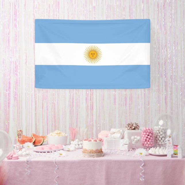 Argentina flag banner (Party)