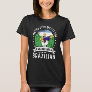 Argentina Flag Brazil Grown Humor Citizen Pride T-Shirt