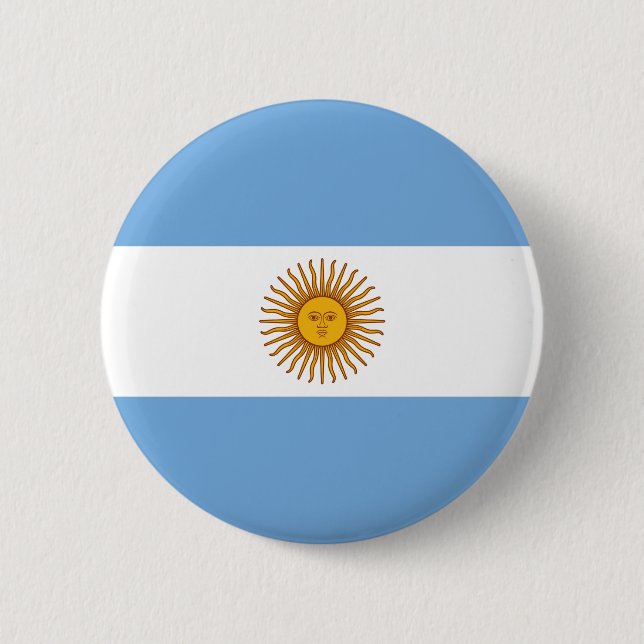 Argentina Flag Button (Front)