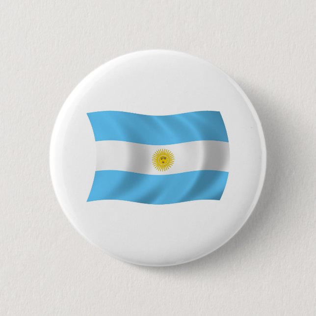 Argentina Flag Button (Front)