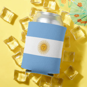 Argentina flag can cooler