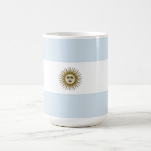 Argentina Flag Coffee Mug (Center)