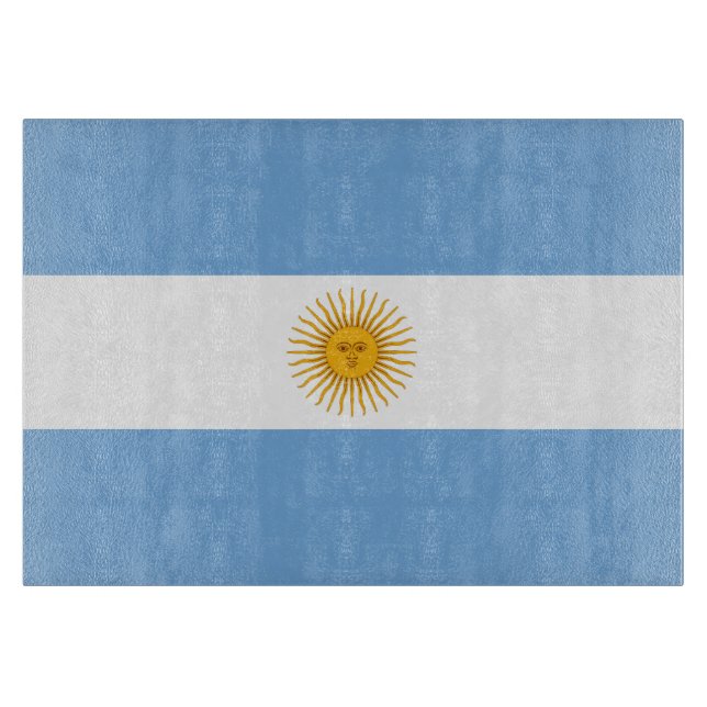 Argentina flag cutting board (Front)