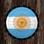 Argentina Flag Dartboard & Argentina / game board<br><div class="desc">Dartboard: Argentina & Argentinian flag darts,  family fun games - love my country,  summer games,  holiday,  fathers day,  birthday party,  college students / sports fans</div>