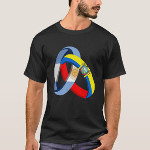 Argentina Flag Ecuador Grown Ring Marriage Wedding T-Shirt