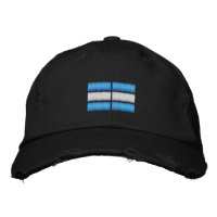 Argentina Flag Embroidery Embroidered Baseball Cap