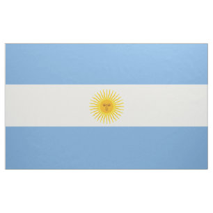 Argentina Flag Fabric
