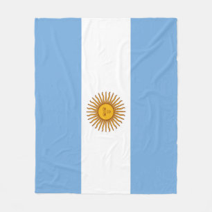 Argentina flag Fleece Blanket