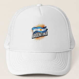 Argentina Flag Football Fan Shirt 2026 Trucker Hat