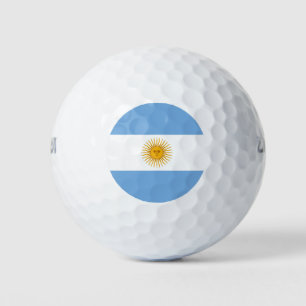Argentina flag golf balls