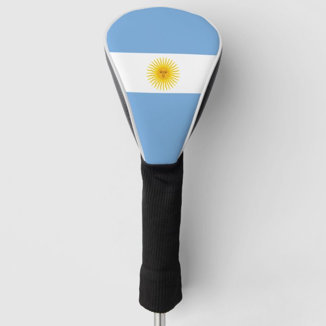 Argentina Flag Golf Head Cover (Front)