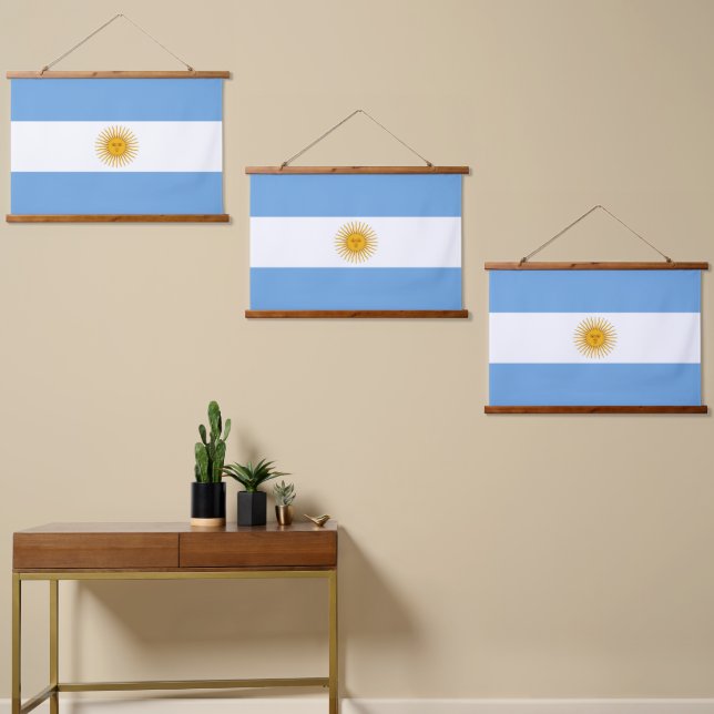 Argentina flag hanging tapestry (Asymmetrical)
