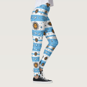 ARGENTINA FLAG INSPIRED  LEGGINGS