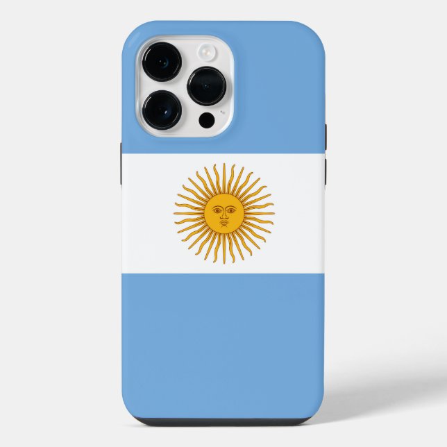 Argentina flag iPhone case (Back)