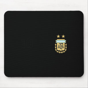 Argentina Flag Jersey Vintage Futbol Soccer Remera Mouse Pad