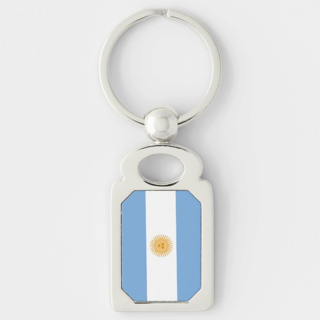 Argentina Flag Key Ring (Front)