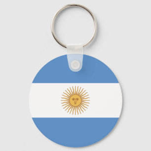 Argentina Flag Key Ring