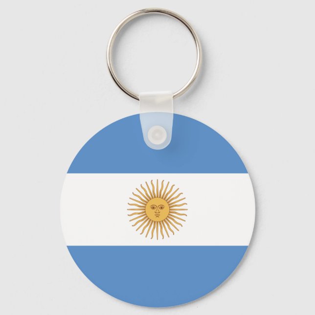 Argentina Flag Key Ring (Front)