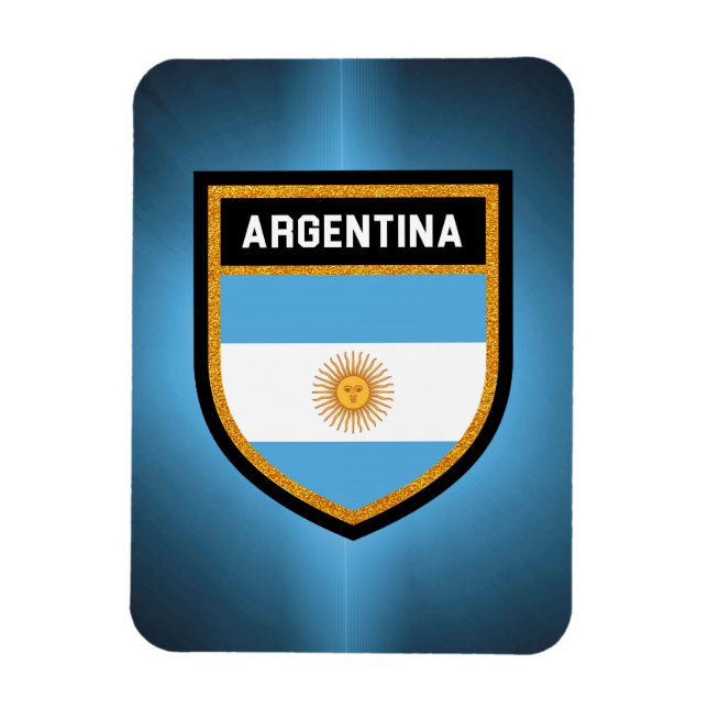Argentina Flag Magnet (Vertical)