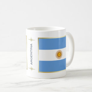Argentina Flag + Map Mug