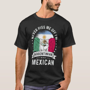 Argentina Flag Mexico Grown Humor Citizen Pride T-Shirt