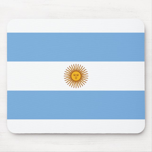 Argentina Flag Mouse Pad (Front)
