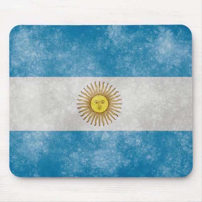 Argentina Flag Mouse Pad (Front)