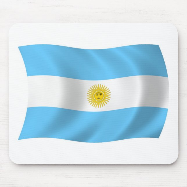 Argentina Flag Mousepad (Front)
