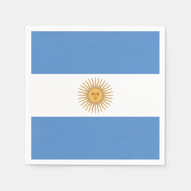 Argentina Flag Napkin (Front)