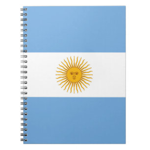 Argentina flag notebook