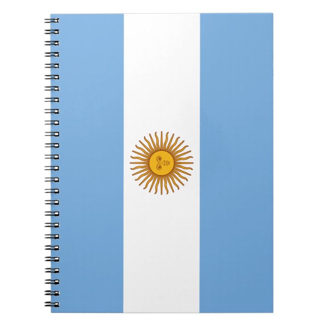 Argentina Flag Notebook (Front)