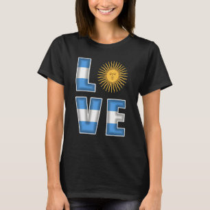 Argentina Flag Of Argentina Argentina Flag T-Shirt
