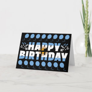 Argentina Flag Patriotic Birthday Card