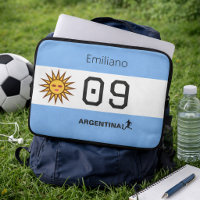 Argentina Flag Personalised Soccer Fan Gear