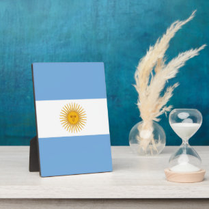 Argentina flag plaque