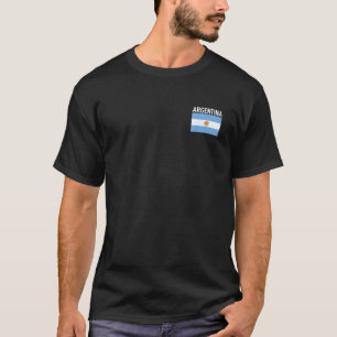 Argentina Flag Pocket Argentinian Family Roots Men T-Shirt