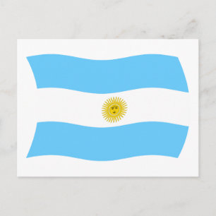 Argentina Flag Postcard