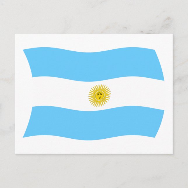 Argentina Flag Postcard (Front)