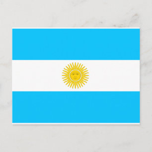 Argentina Flag Postcard