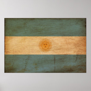Argentina Flag Poster