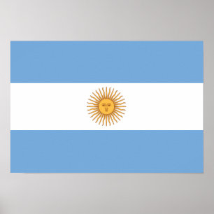 Argentina Flag Poster