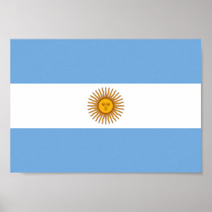 Argentina Flag Poster