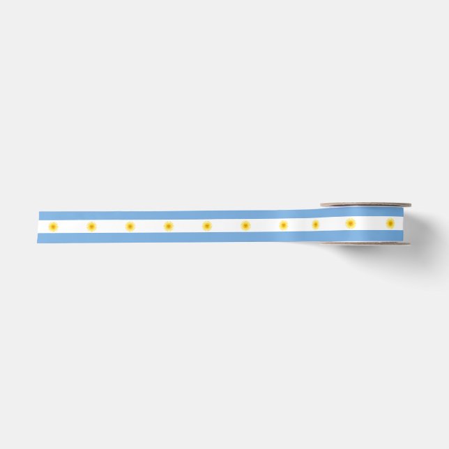 Argentina Flag Satin Ribbon (Front)