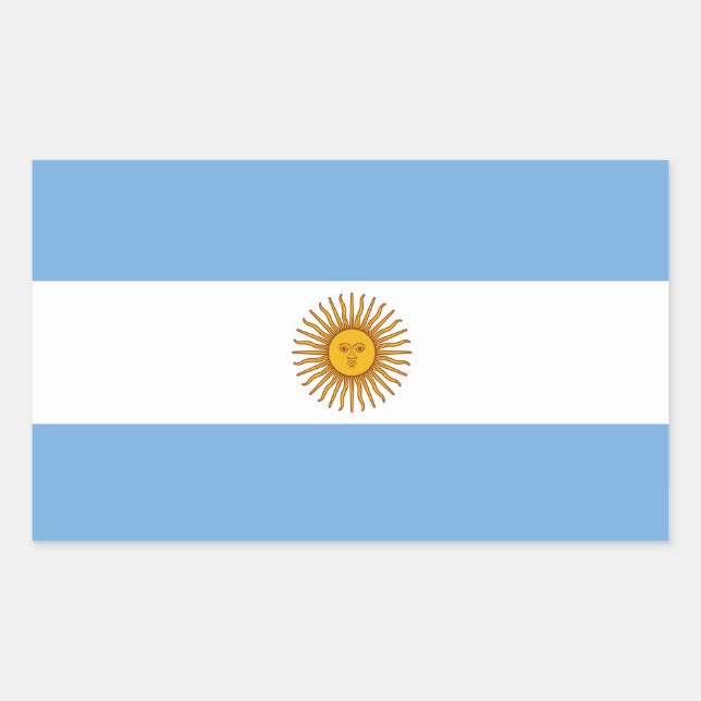 Argentina - Flag Sticker Bandeira Argentina (Front)