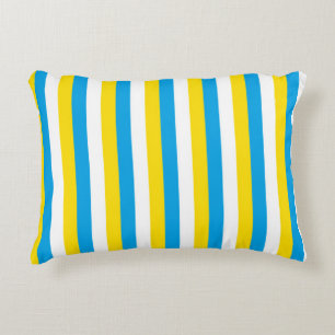 argentina flag stripes country symbol blue white y decorative cushion