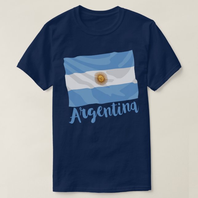 Argentina Flag T-Shirt (Design Front)