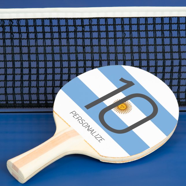 Argentina flag table tennis ping pong paddle (Insitu)