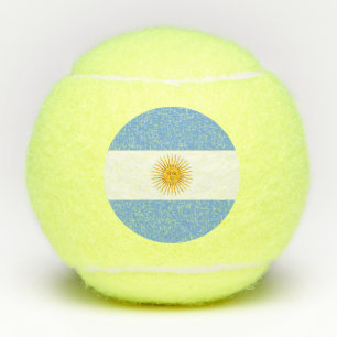 Argentina flag tennis balls