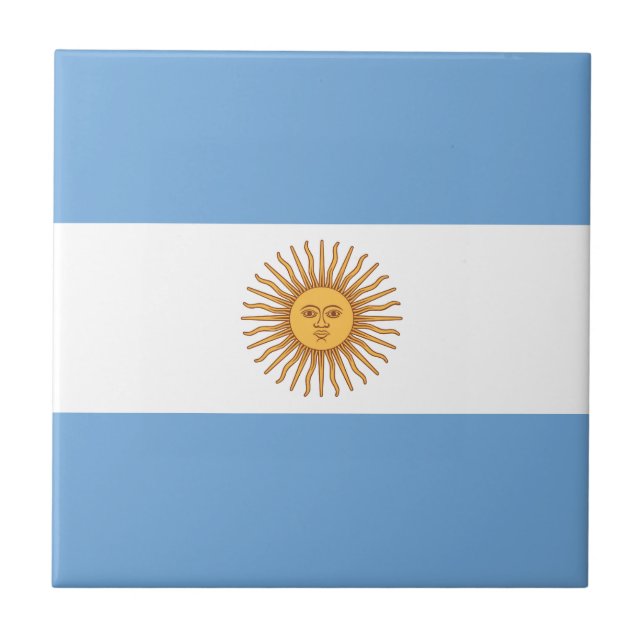 Argentina Flag Tile (Front)