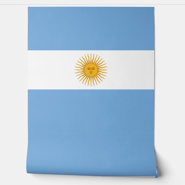 Argentina flag wallpaper (Unrolling)